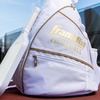 image:imageFranklin Sports Pickleball Bags  Sling Bag Backpack for Gear  Equipment  Men  Women  Holds Paddles Balls  AccessoriesWhiteGold