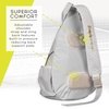 image:imageFranklin Sports Pickleball Bags  Sling Bag Backpack for Gear  Equipment  Men  Women  Holds Paddles Balls  AccessoriesWhiteGold