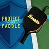 image:imageFranklin Sports Pickleball Paddle Cover  Protective Padded Cover with Fence Hook  Universal Size Paddle CaseBlackGold