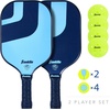 image:imageFranklin Sports Pickleball Paddle and Ball Set  2 Fiberglass Paddles  4 X40 Balls  USA Pickleball USAP Approved  2 Player Set