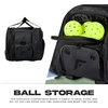 image:imageFranklin Sports Pickleball Pro Series Bag II  Court Backpack  Duffel Bag for Paddles Balls  Equipment StorageBlack