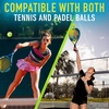 image:imageFranklin Sports Pickleball Tennis  Padel Ball Hopper Tubes  15 TennisPadel Ball  13 Pickleball Picker Upper Tubes  Quick Pickup  Storage  Balls Not IncludedTennis and Padel