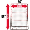 image:imageFranklin Sports Pitch Back Rebounder and Switch Hitter Pitching Target  2 in 1 Return Trainer and Catcher Target  Perfect for Pitching Fielding and Throwing Practice  55 x 36 Inch