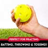 image:imageFranklin Sports Plastic Softballs  MLB  Includes 6 Balls for Batting Practice or Backyard Baseball Play  Replacement Balls  90mm Official Baseball Size  Yellow90 mm Pack of 6