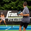 image:imageFranklin Sports Portable Outdoor Pickleball Net  Regulation Size 22 Foot Net with Travel BagOfficial Size Net with Wheels