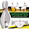 image:imageFranklin Sports Shuffleboard Table Game Mats  Tabletop Shuffleboard Mats and Pushers  Indoor Shuffleboard GamesBowling