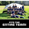 image:imageFranklin Sports Sideline Team Sunblocker Shelter  Easy Set Up  Portable and UPF 50 Protected  Great for Beach and Sports Games  Soccer  Lacrosse  Baseball  Football  Field Hockey