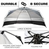 image:imageFranklin Sports Sideline Team Sunblocker Shelter  Easy Set Up  Portable and UPF 50 Protected  Great for Beach and Sports Games  Soccer  Lacrosse  Baseball  Football  Field Hockey