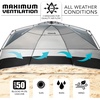 image:imageFranklin Sports Sideline Team Sunblocker Shelter  Easy Set Up  Portable and UPF 50 Protected  Great for Beach and Sports Games  Soccer  Lacrosse  Baseball  Football  Field Hockey