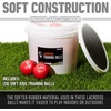image:imageFranklin Sports Soft Training Lacrosse Ball Bucket  20 Kids Soft Rubber Lacrosse Balls for Indoor  Outdoor Play  Official Size Youth Lax Equipment for Kids  Beginners