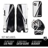 image:imageFranklin Sports Street Hockey Goalie Set  Leg Pads  Catch Glove  Blocker  Premium Durability  Officially Licensed NHL Product