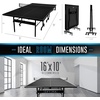 image:imageFranklin Sports Table Tennis Tables  Optima Table Tennis Tables  Indoor  Outdoor Tables  Official Size Conversion Tops  MidSize Tables for KidsIndoor Table