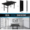 image:imageFranklin Sports Table Tennis Tables  Optima Table Tennis Tables  Indoor  Outdoor Tables  Official Size Conversion Tops  MidSize Tables for KidsMidSize Table