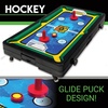 image:imageFranklin Sports Table Top Game Set  5in1 Sports Center Indoor GameTabletop Soccer Basketball Hockey BowlingPool
