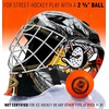 image:imageFranklin Sports Team Licensed NHL Hockey Goalie Face Mask  Goalie Mask for Kids Street Hockey  Youth NHL Team Street Hockey MasksAnaheim Ducks 2