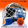image:imageFranklin Sports Team Licensed NHL Hockey Goalie Face Mask  Goalie Mask for Kids Street Hockey  Youth NHL Team Street Hockey MasksEdmonton Oilers