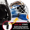 image:imageFranklin Sports Team Licensed NHL Hockey Goalie Face Mask  Goalie Mask for Kids Street Hockey  Youth NHL Team Street Hockey MasksEdmonton Oilers