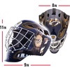 image:imageFranklin Sports Team Licensed NHL Hockey Goalie Face Mask  Goalie Mask for Kids Street Hockey  Youth NHL Team Street Hockey MasksNashville Predators