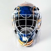 image:imageFranklin Sports Team Licensed NHL Hockey Goalie Face Mask  Goalie Mask for Kids Street Hockey  Youth NHL Team Street Hockey MasksNew York Islanders