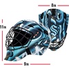 image:imageFranklin Sports Team Licensed NHL Hockey Goalie Face Mask  Goalie Mask for Kids Street Hockey  Youth NHL Team Street Hockey MasksSeattle Kraken