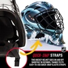 image:imageFranklin Sports Team Licensed NHL Hockey Goalie Face Mask  Goalie Mask for Kids Street Hockey  Youth NHL Team Street Hockey MasksSeattle Kraken