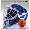 image:imageFranklin Sports Team Licensed NHL Hockey Goalie Face Mask  Goalie Mask for Kids Street Hockey  Youth NHL Team Street Hockey MasksTampa Bay Lightning