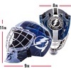 image:imageFranklin Sports Team Licensed NHL Hockey Goalie Face Mask  Goalie Mask for Kids Street Hockey  Youth NHL Team Street Hockey MasksTampa Bay Lightning