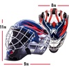 image:imageFranklin Sports Team Licensed NHL Hockey Goalie Face Mask  Goalie Mask for Kids Street Hockey  Youth NHL Team Street Hockey MasksWashington Capitals