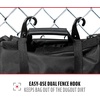 image:imageFranklin Sports Traveler Roller  Baseball and Softball  Equipment Bag  Compartment Black  1680D Polyester  Water Resistant Black