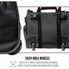 image:imageFranklin Sports Traveler Roller  Baseball and Softball  Equipment Bag  Compartment Black  1680D Polyester  Water Resistant Black