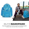 image:imageFranklin Sports USA SB Gameday FastpitchSoftball Backpack  Adult Youth Softball  Baseball Equipment  Bat Bag  Stores Batting Gloves Helmet Cleats  Waterproof Premium BatpackBlueMint