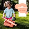 image:imageFranklin Sports USASB Kids Baseball Batting Tee Set  Jumbo Plastic Baseball Bat Ball  Tee  Adjustable  Portable Tee for Youth  Toddlers  Fold Away Tee