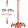 image:imageFranklin Sports USASB Kids Baseball Batting Tee Set  Jumbo Plastic Baseball Bat Ball  Tee  Adjustable  Portable Tee for Youth  Toddlers  Fold Away Tee