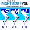 image:imageFranklin Sports Youth  Adult Soccer Shin Guard Socks  BuiltIn Shin Guards  Black or White  Assorted Colors May VaryBlackWhiteGray