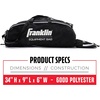 image:imageFranklin Sports Youth Baseball  Softball Bat Bag  Boys  Girls Tee Ball Softball  Baseball Bag for KidsBlack