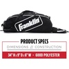 image:imageFranklin Sports Youth Baseball  Softball Bat Bag  Boys  Girls Tee Ball Softball  Baseball Bag for KidsBlack