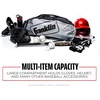 image:imageFranklin Sports Youth Baseball  Softball Bat Bag  Boys  Girls Tee Ball Softball  Baseball Bag for KidsGray