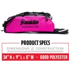 image:imageFranklin Sports Youth Baseball  Softball Bat Bag  Boys  Girls Tee Ball Softball  Baseball Bag for KidsPink