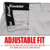 image:imageFranklin Sports Youth Baseball  Softball Pants  Knee High Pants for Boys  Girls Knicker Style with Belt LoopGray