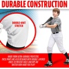 image:imageFranklin Sports Youth Baseball  Softball Pants  Knee High Pants for Boys  Girls Knicker Style with Belt LoopWhite