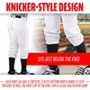 image:imageFranklin Sports Youth Baseball  Softball Pants  Knee High Pants for Boys  Girls Knicker Style with Belt LoopWhite