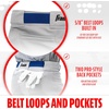 image:imageFranklin Sports Youth Baseball  Softball Pants  Relaxed Style Kids Pants for Boys  Girls with Belt LoopGray