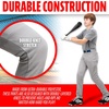 image:imageFranklin Sports Youth Baseball  Softball Pants  Relaxed Style Kids Pants for Boys  Girls with Belt LoopGray