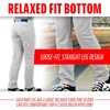 image:imageFranklin Sports Youth Baseball  Softball Pants  Relaxed Style Kids Pants for Boys  Girls with Belt LoopGray