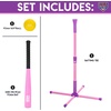 image:imageFranklin Sports Youth Batting Tee  Adjustable Height Plastic Training Tee for Kids  Toddlers  23 to 33 InchesXT Batting Tee  Pink