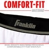 image:imageFranklin Sports Youth Compression Sliding Shorts  Kids Compression Underwear with Cup Pocket  Padded Baseball Sliding ShortWhiteBlack