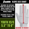 image:imageFranklin Sports Youth NCAA Football Receiver Gloves  Receiver Gloves for Kids  NCAA Team Logos and Silicone Palm  Youth Pair  Great for Games amp CostumesNebraska Huskers
