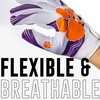 image:imageFranklin Sports Youth NCAA Football Receiver Gloves  Receiver Gloves for Kids  NCAA Team Logos and Silicone Palm  Youth Pair  Great for Games amp CostumesClemson Tigers