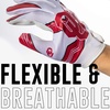 image:imageFranklin Sports Youth NCAA Football Receiver Gloves  Receiver Gloves for Kids  NCAA Team Logos and Silicone Palm  Youth Pair  Great for Games amp CostumesOklahoma Sooners