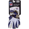 image:imageFranklin Sports Youth NFL Football Receiver Gloves  Kids Football Gloves Pair  NFL Team Logos and Silicone PalmBaltimore Ravens
